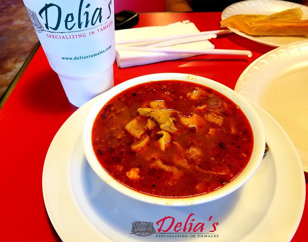 Menudo at Delia's Tamales